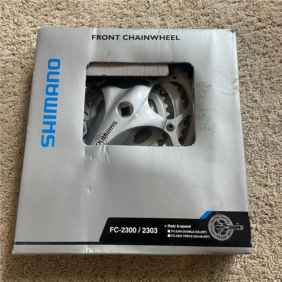Shimano FC-2303 Front Chainwheel 30x42x52 175