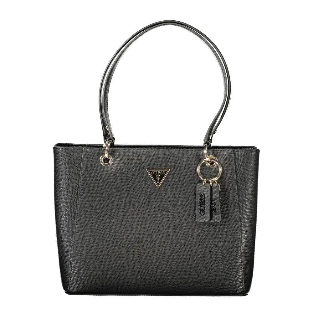 Guess Jeans Black Polyurethane Women`s Handbag - GU-40032