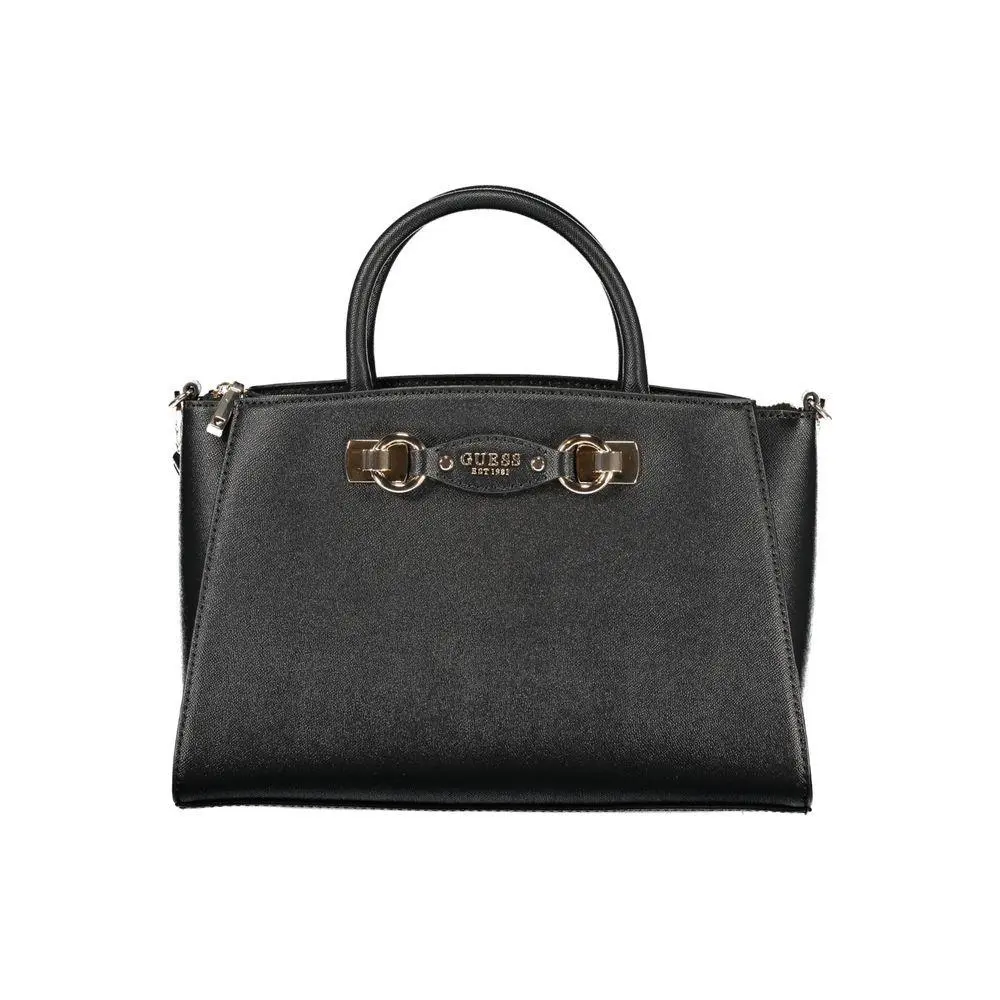 Guess Jeans Black Polyurethane Women Handbag - GU-40690