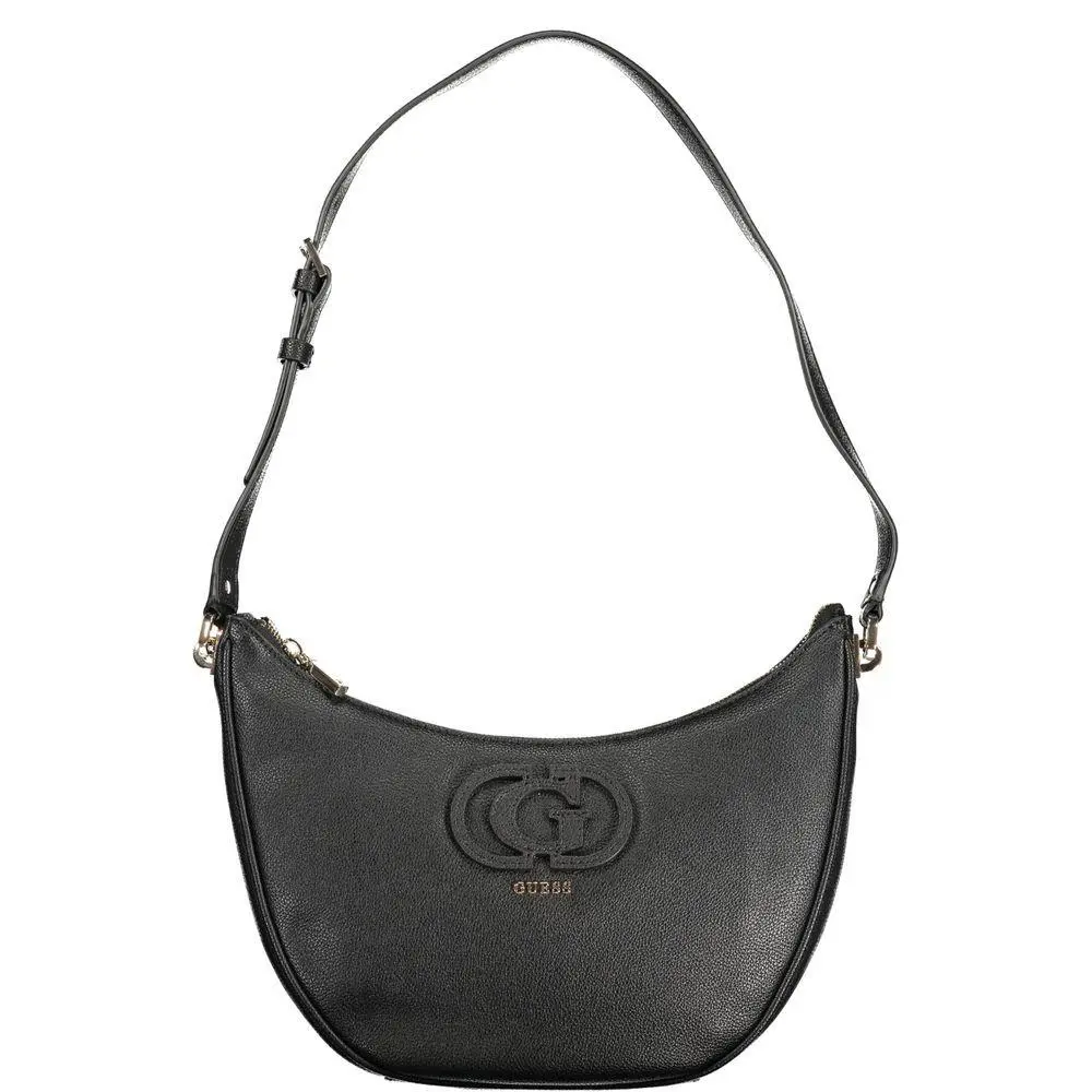 Guess Jeans Nero Poliuretano Women Handbag - GU-39287