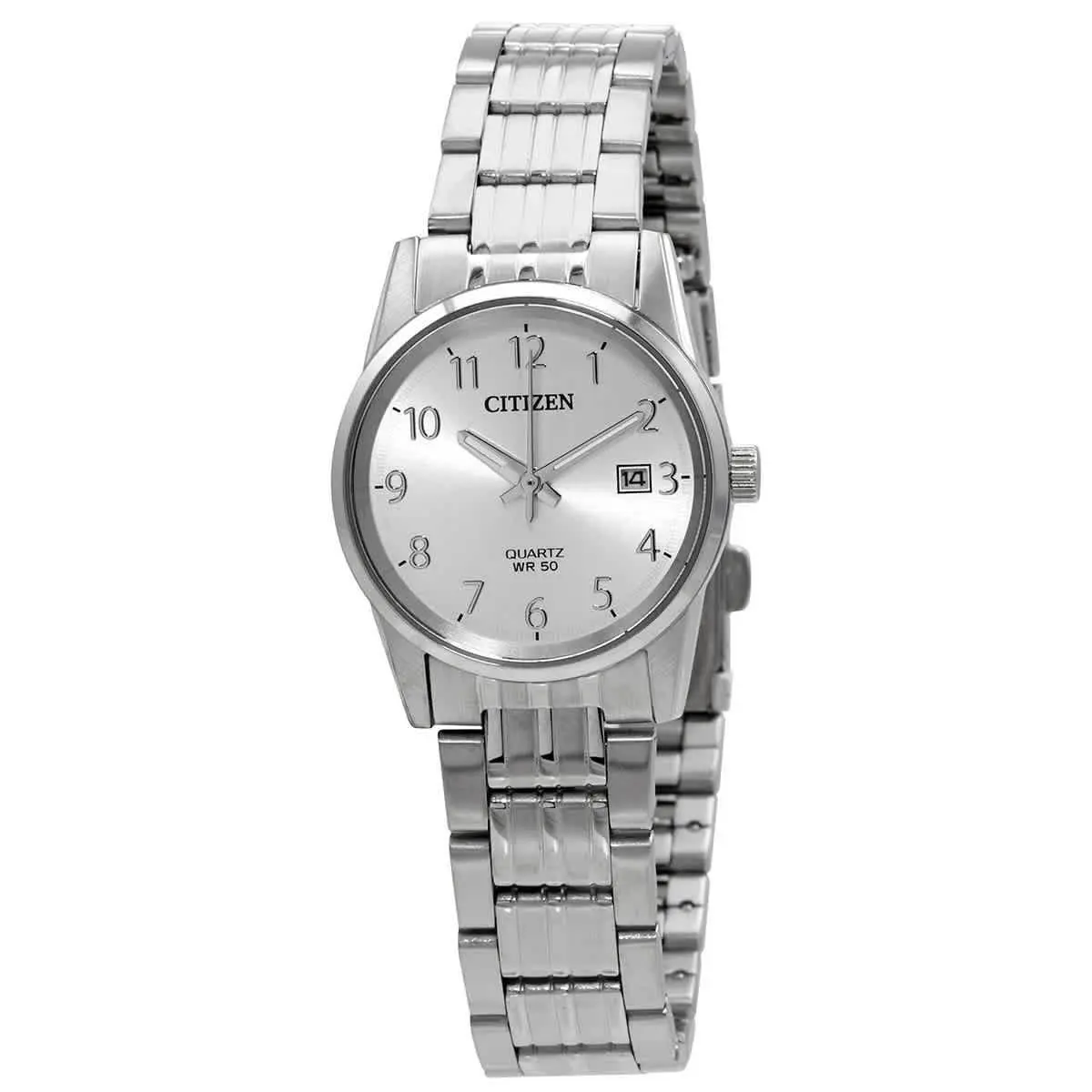 Elegance Quartz Silver Dial Ladies Watch EU6000-57B by Citizen