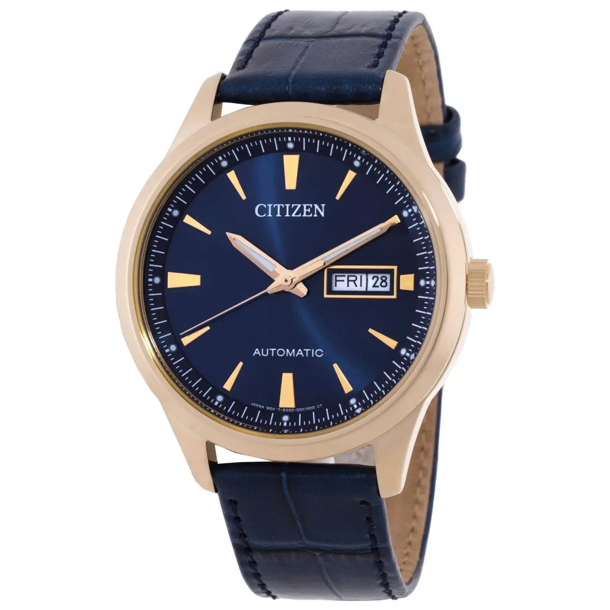 Citizen Mechanical Automatic Blue Dial Men`s Watch NY4063-01L - Blue, Dial: Blue, Band: Blue