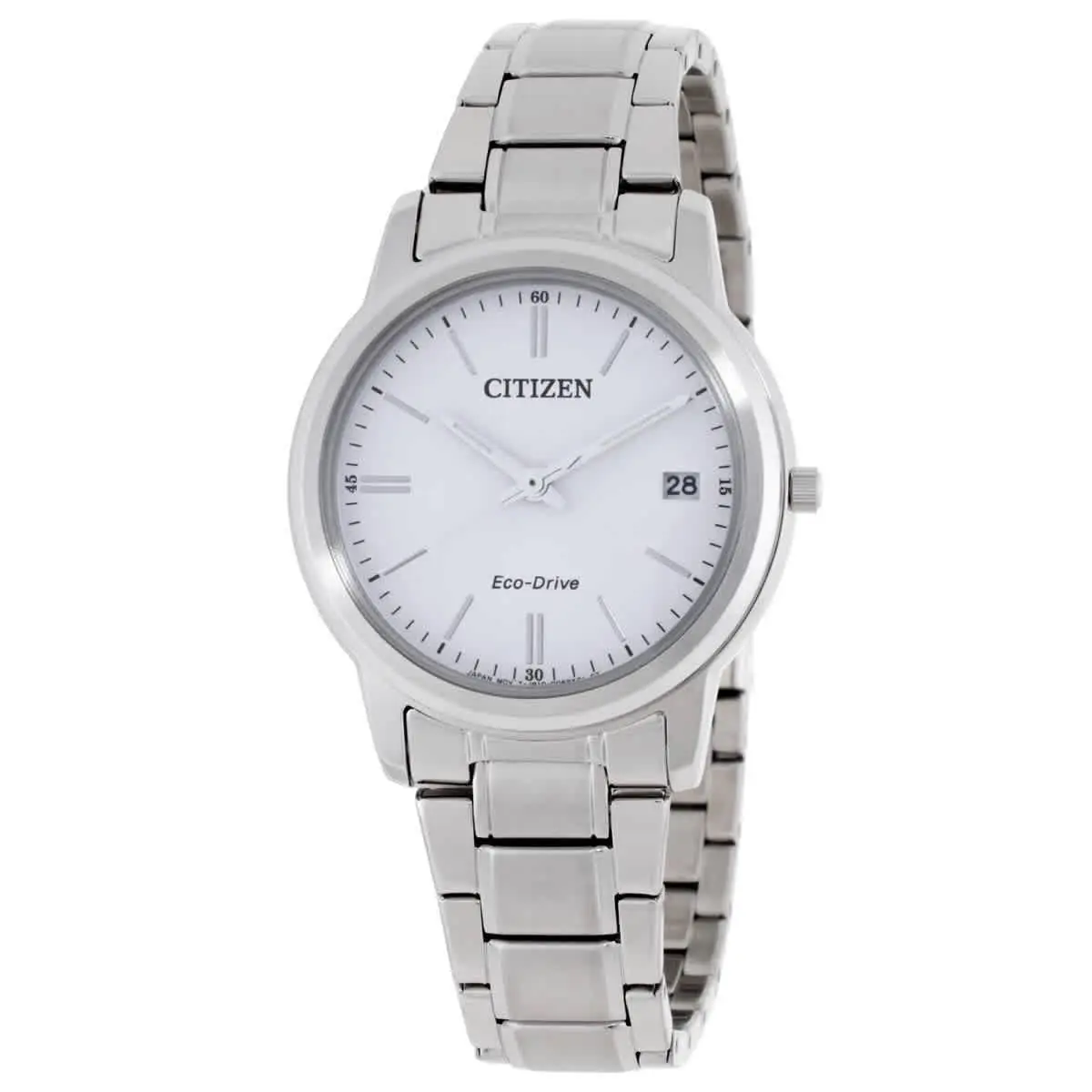 Eco-drive White Dial Ladies Watch FE6018-58A by Citizen