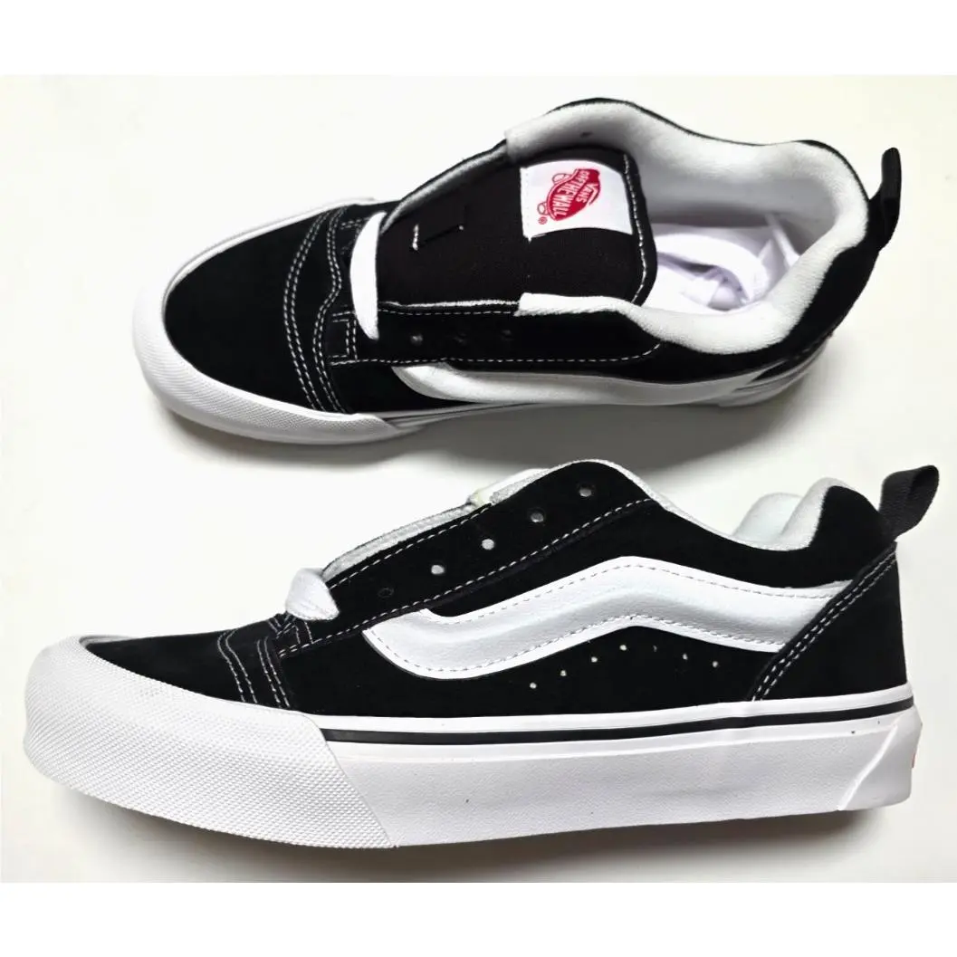 Vans shoes - VANS Knu Skool - Knu Skool - VN0009QC6BT1 VN000D22BPB1 - Black, s: Black/True White 8