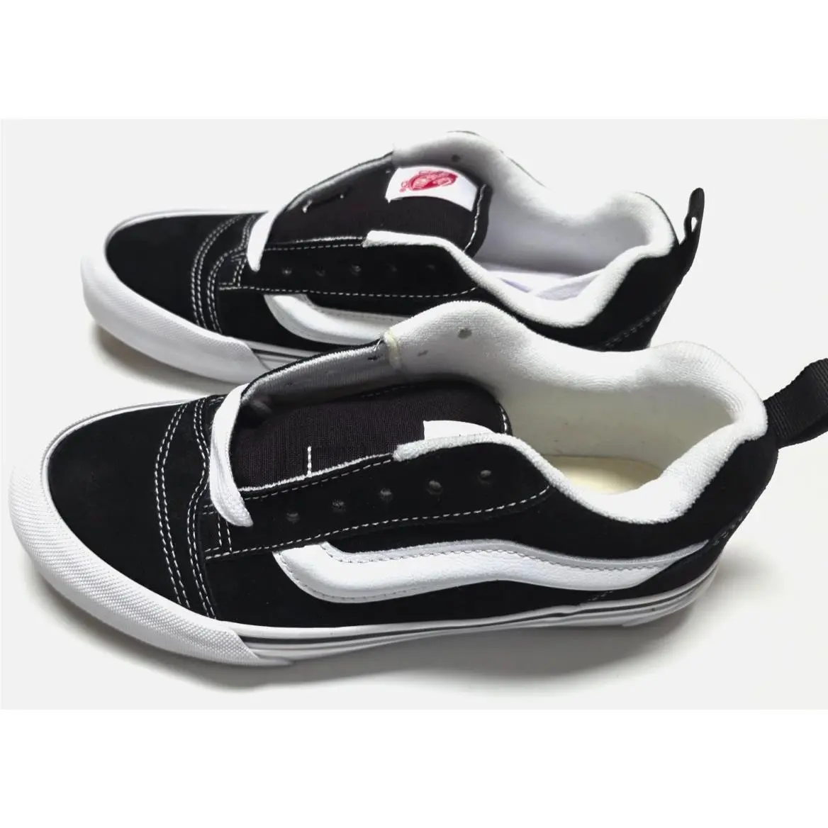 Vans shoes - VANS Knu Skool - Knu Skool - VN0009QC6BT1 VN000D22BPB1 - Black, s: Black/True White 7