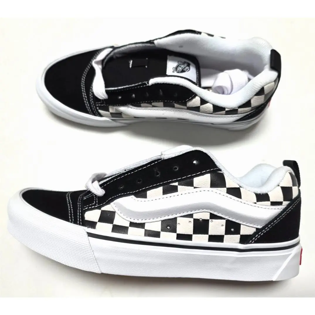 Vans shoes - VANS Knu Skool - Knu Skool - VN0009QC6BT1 VN000D22BPB1 - Black, s: Black/True White 15