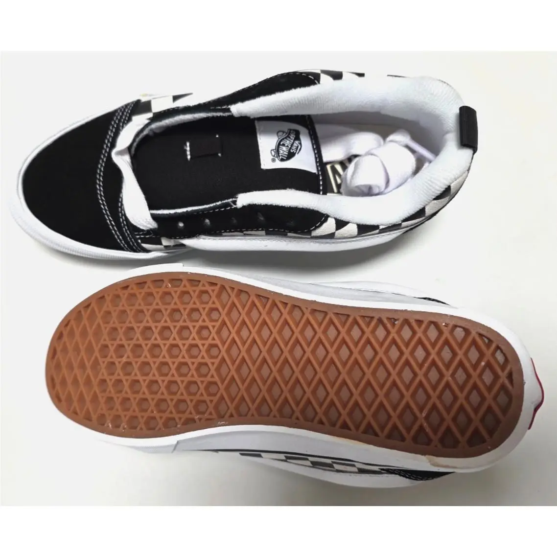 Vans shoes - VANS Knu Skool - Knu Skool - VN0009QC6BT1 VN000D22BPB1 - Black, s: Black/True White 16