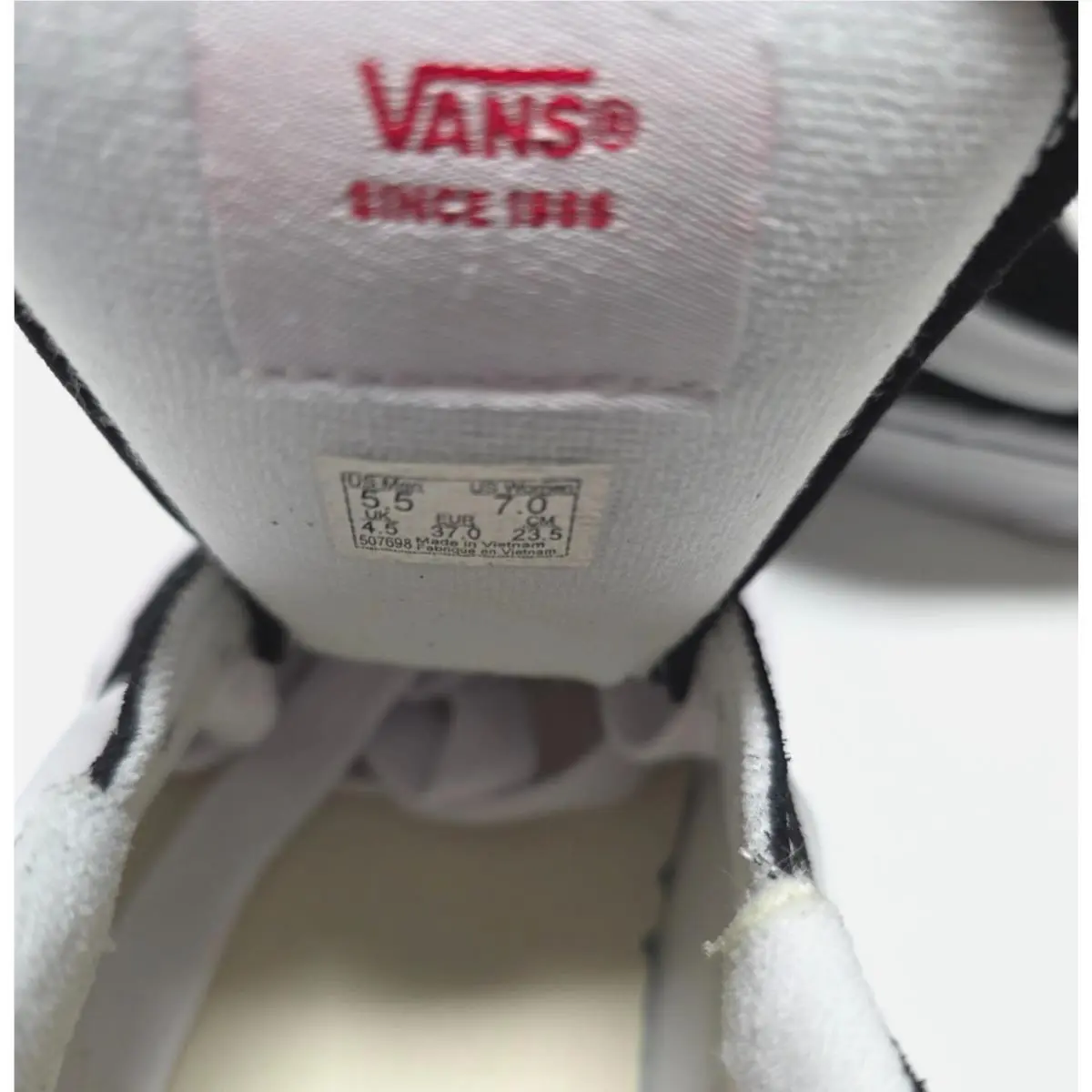 Vans shoes - VANS Knu Skool - Knu Skool - VN0009QC6BT1 VN000D22BPB1 - Black, s: Black/True White 3