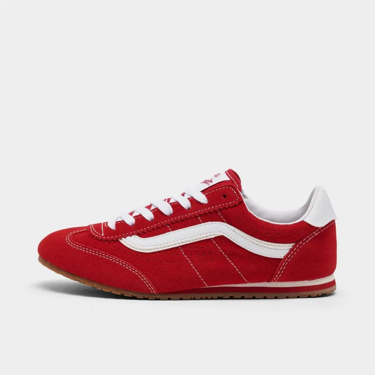 Women`s Vans Super Lowpro Casual Shoes Racing Red 00D83IZQ 601