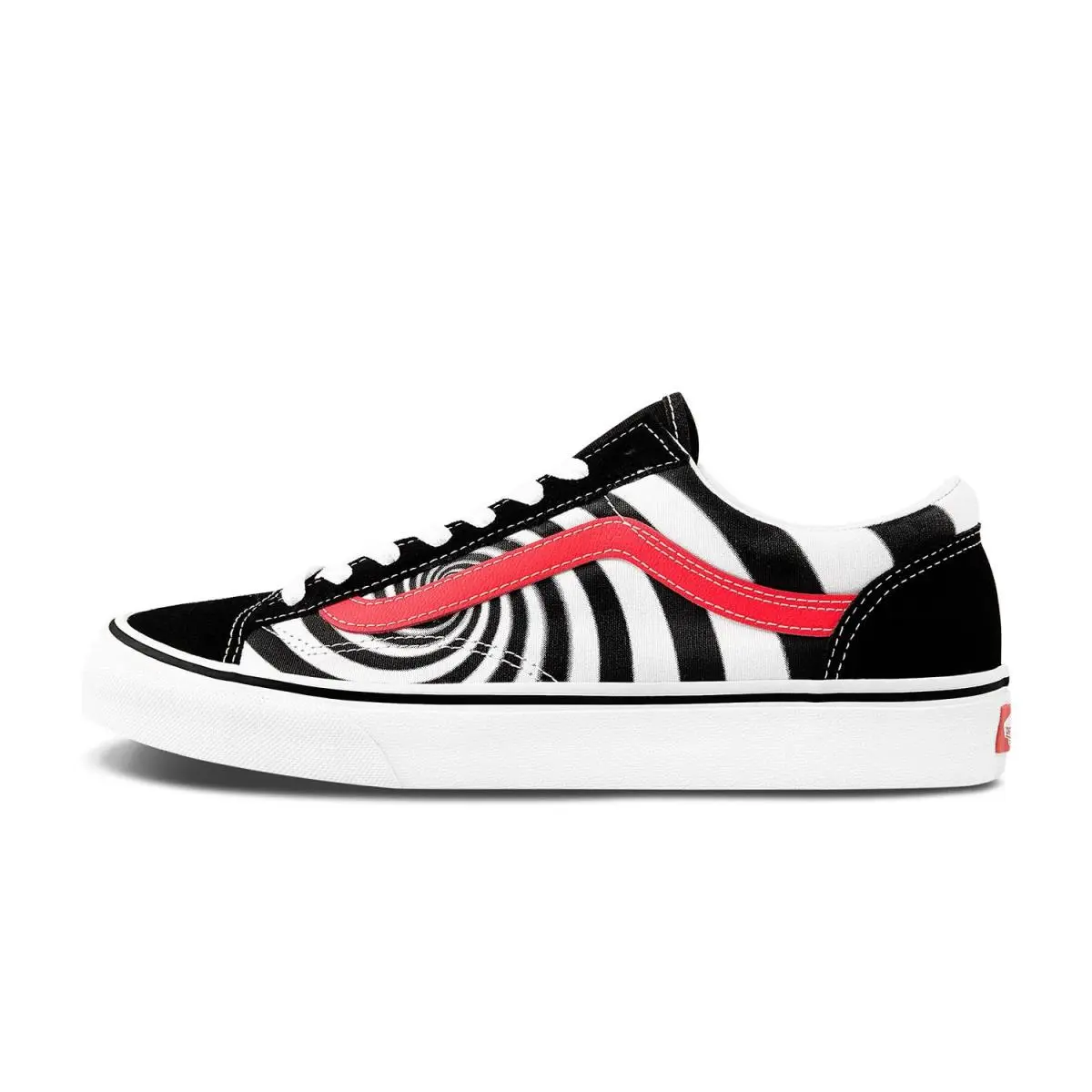 Vans U Style 36 Unisex Sneakers - (Swirl) Black / Flery Coral