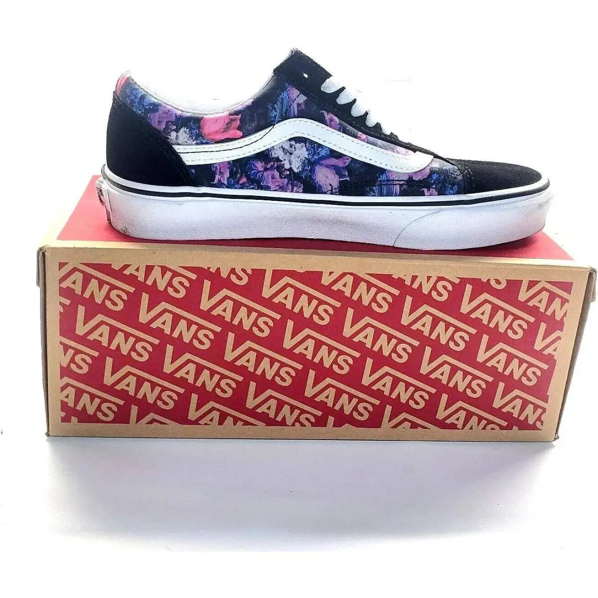 Vans shoes - Vans Old Skool Warped Floral - Black 13