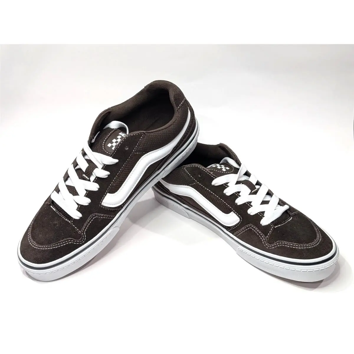 Vans Caldrone Demitasse Brown Suede/mesh Men`s Sneakers - Assorted Sizes