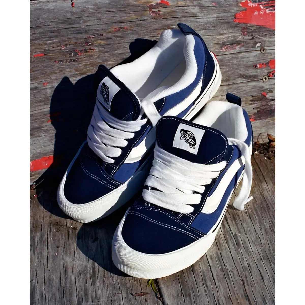 Vans shoes - VANS Knu Skool - Knu Skool - VN0009QCNWD - Blue 0