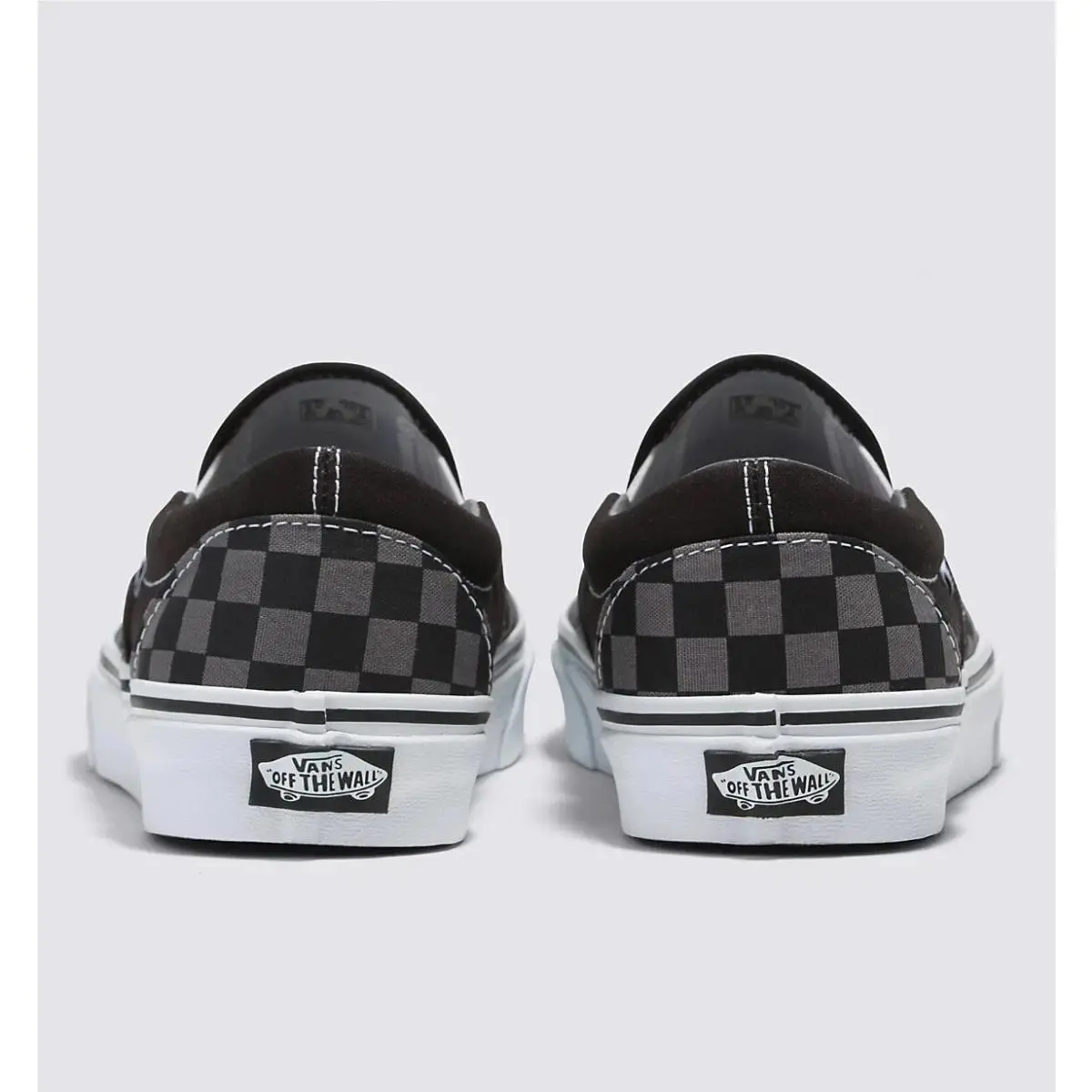 Vans shoes - VANS Classic Slip-On - Classic - Black Pewter Checkerboard 13