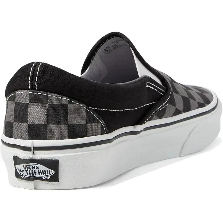 Vans shoes - VANS Classic Slip-On - Classic - Black Pewter Checkerboard 10