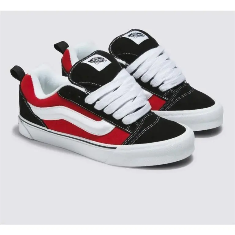 Vans shoes - VANS Knu Skool - Knu Skool - Red/True White 1
