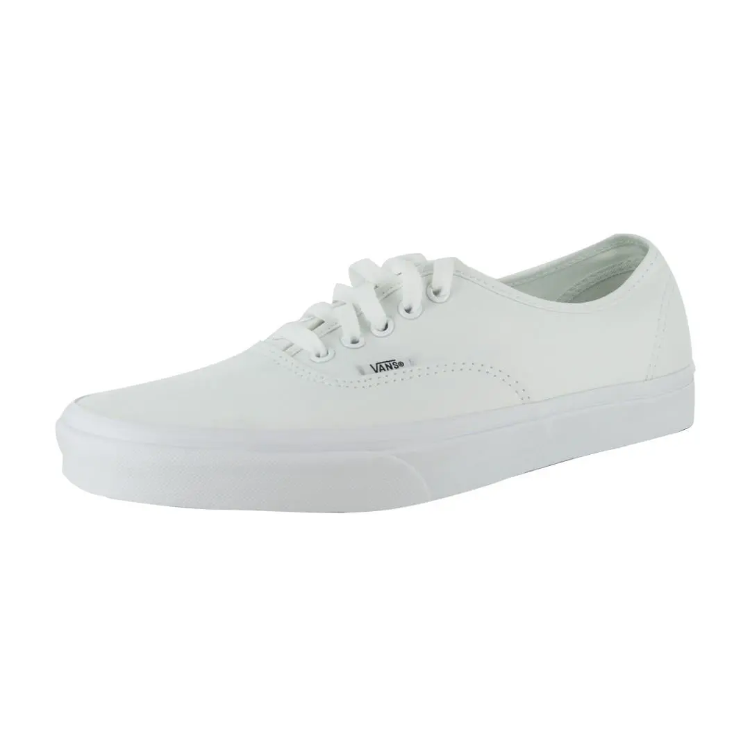 Vans Authentic Off The Wall Sneakers True White Unisex Skate Vulc Shoes - Black