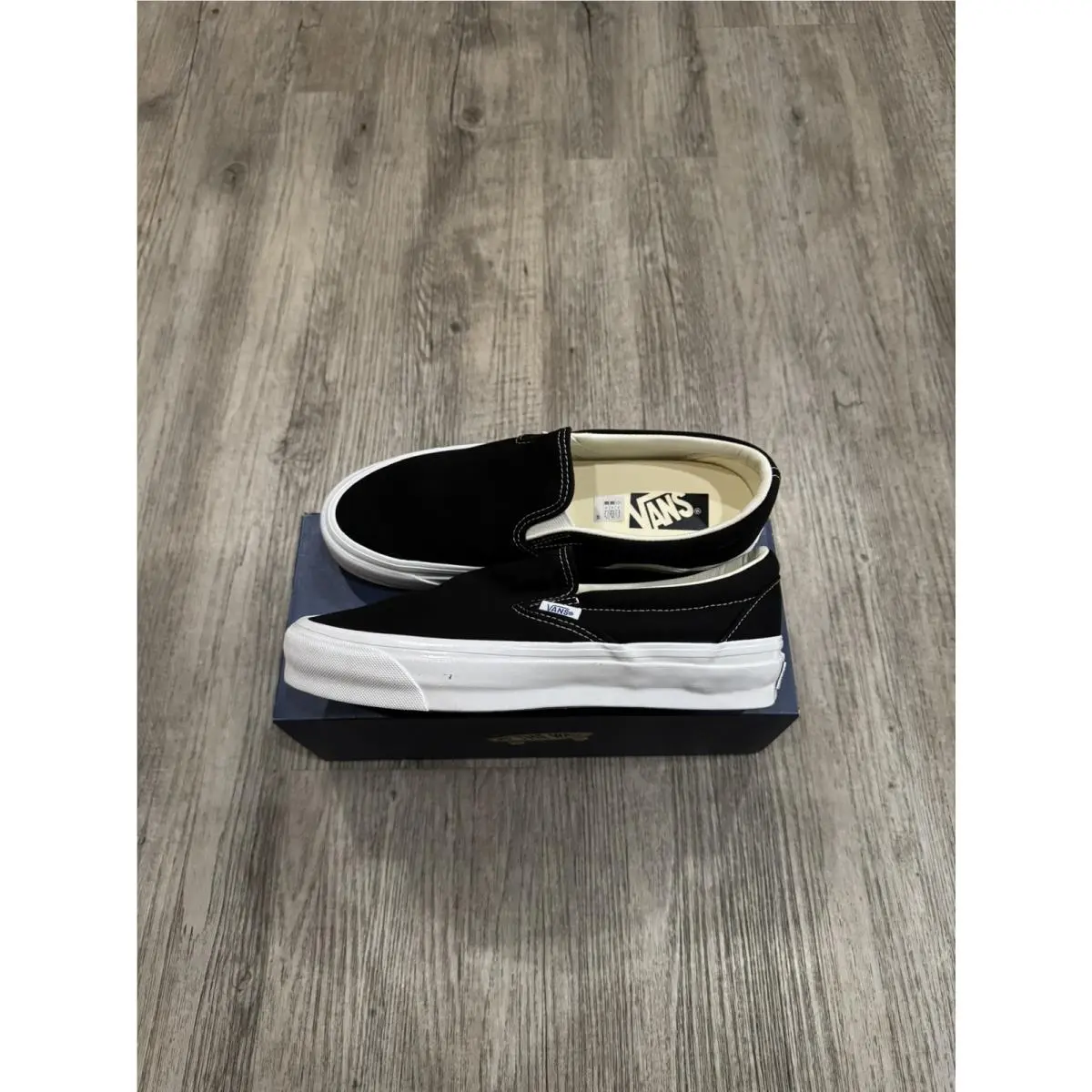 Vans Premium Slip ON Reissue 98 LX Black White Size 5.5