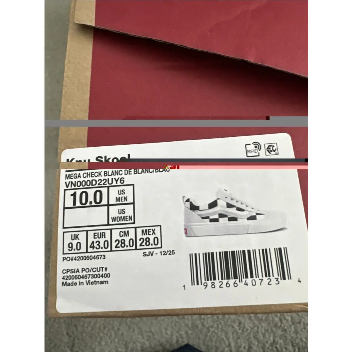 Vans shoes - VANS Knu Skool - Knu Skool - VN000D22UY6 - White 6