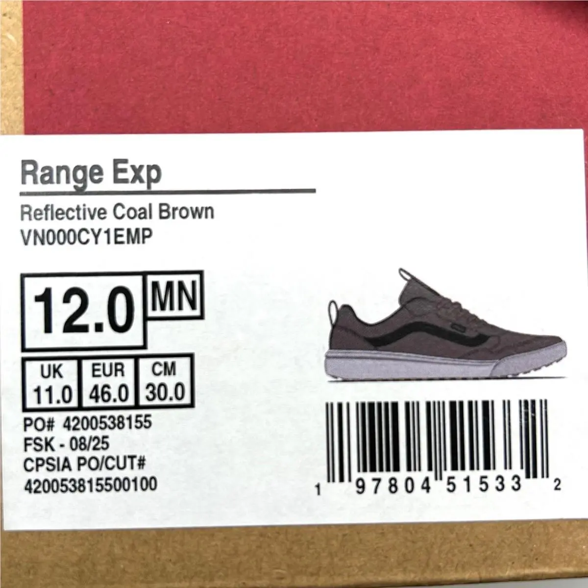 Vans shoes - VANS Range Exp - Range Exp - VN000CY1EMP - Brown 9