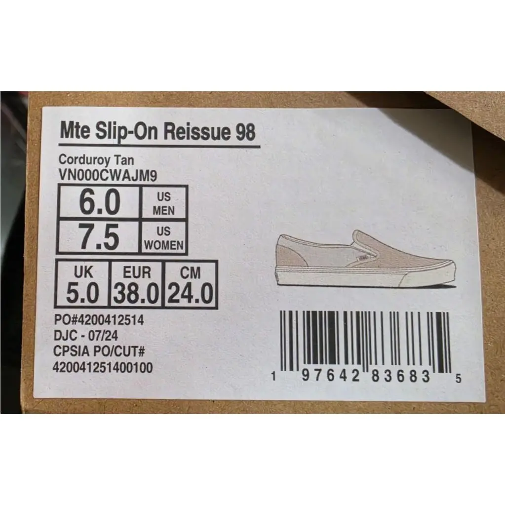 Vans shoes - VANS MTE - MTE - VN000CWAJM9 - Tan 10