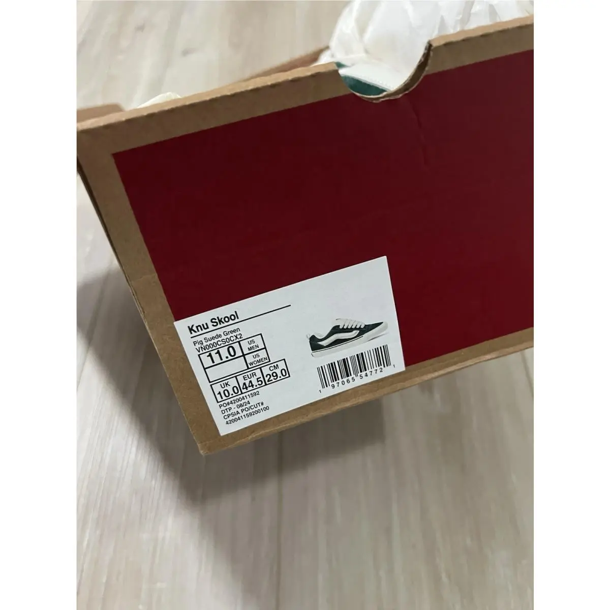 Vans shoes - VANS Knu Skool - Knu Skool - VN000D6C07W - Green 3