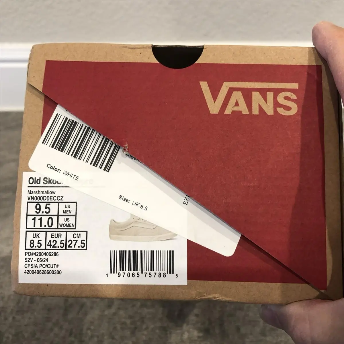 Vans shoes - VANS Old Skool - Old Skool - VN000D0EMCG - White 6
