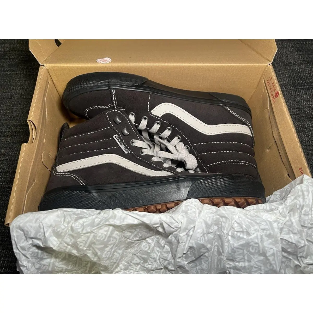Vans shoes - HI Vansguard - guard - VN000CZHCFB - Pop Stitch Coffee/Black 3