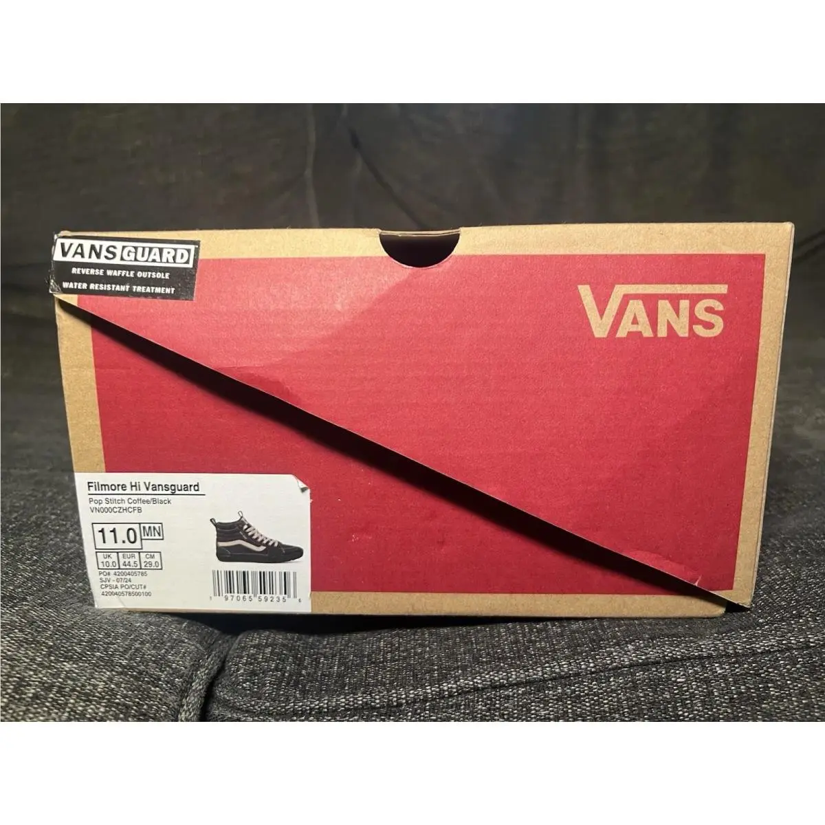 Vans shoes - HI Vansguard - guard - VN000CZHCFB - Pop Stitch Coffee/Black 5