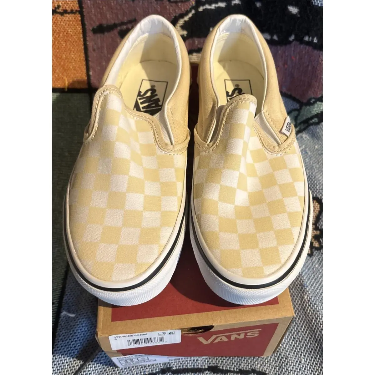 Vans Color Theory Slip-on Checkerboard Sneakers Cpsia PO Cut 420054475700100