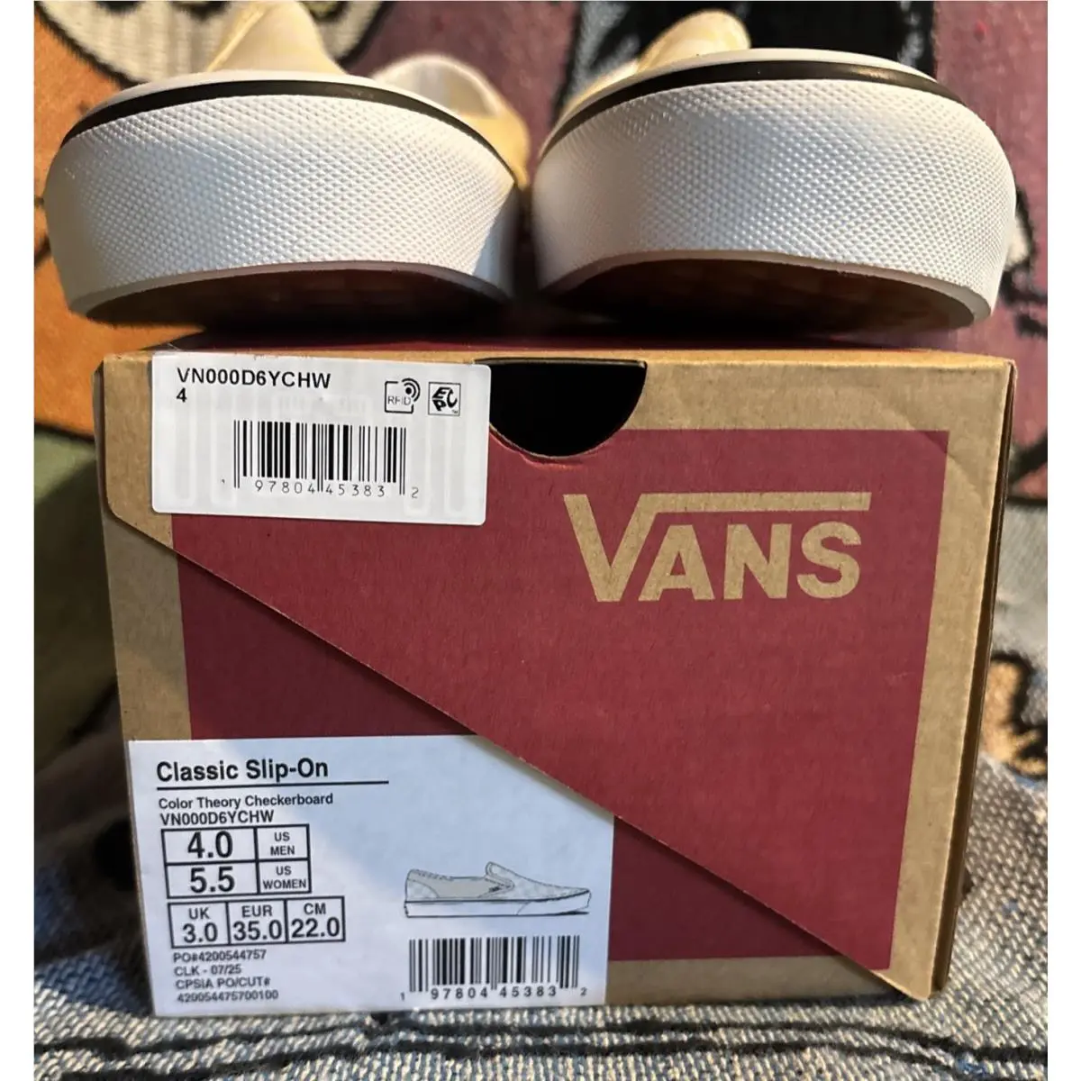 Vans shoes - Color Theory Slip-On Checkerboard - Color Theory Checkerboard - Theory Checkerboard 0