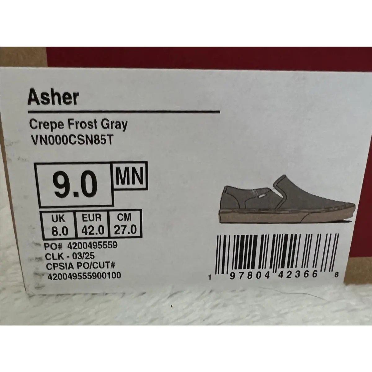Vans shoes - VANS Off The Wall - Off The Wall - Gray (UPC: 197804423668) 7