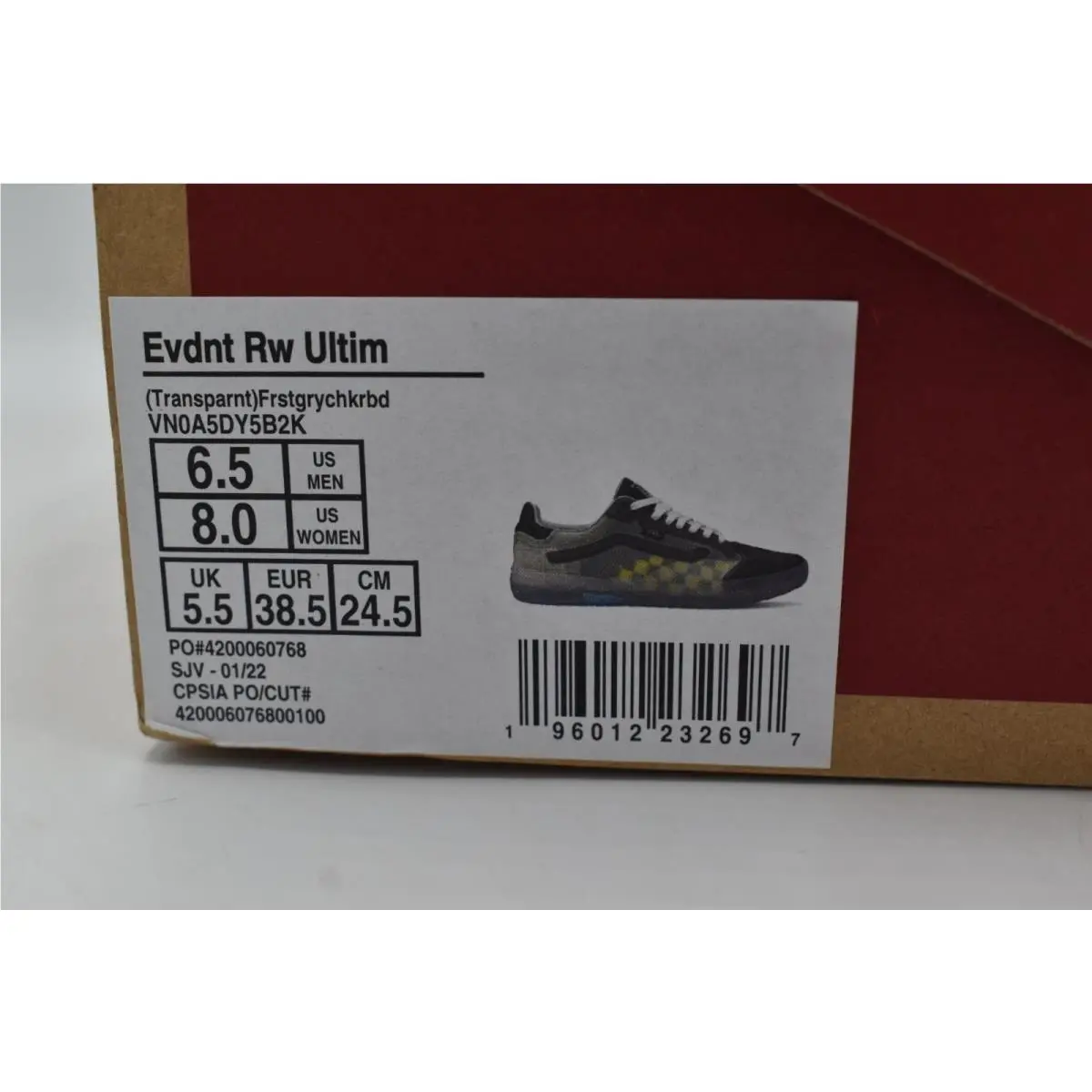 Vans shoes - Vans EVDNT RW Ultimatewaffle - EVDNT Ultimatewaffle - Gray (UPC: 196012232697) 10