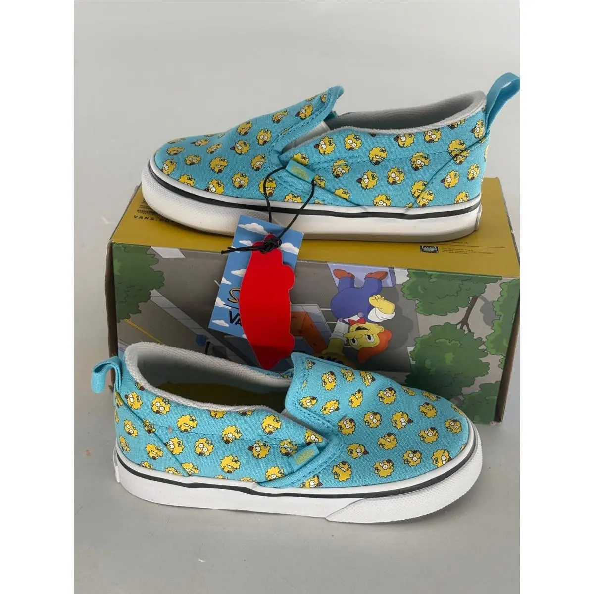 Vans The Simpsons Slip On Shoes Sneakers Maggie Blue Toddler Size 9