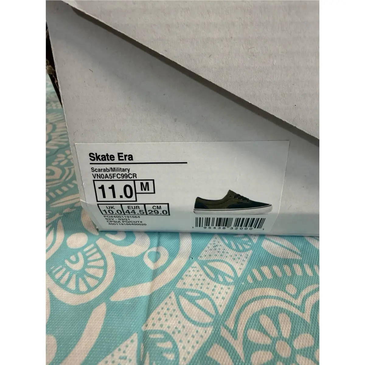 Vans shoes - VANS Era - Era - VN0A5FC99CR - Green (UPC: 195438320001) 1