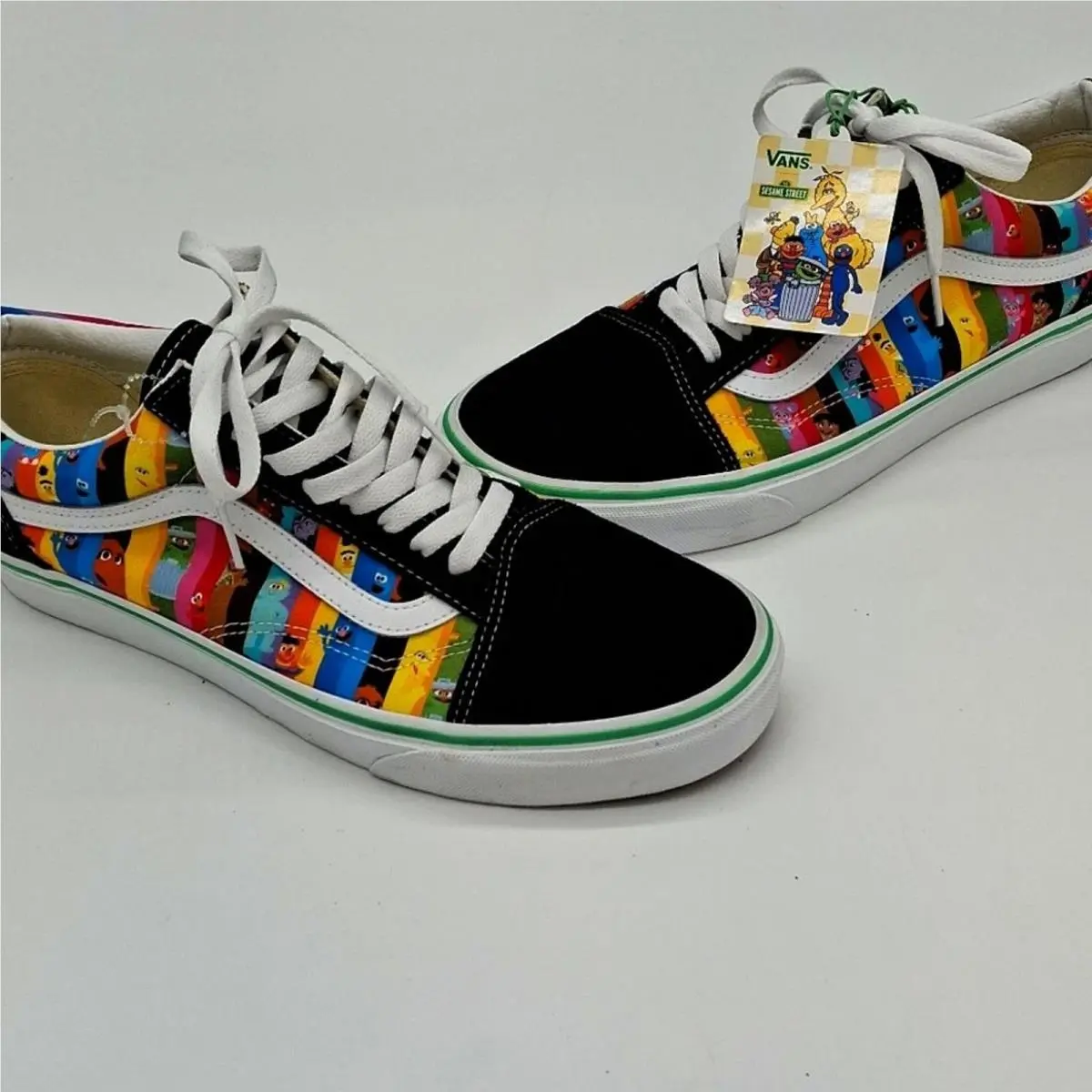 Vans X Sesame Street Shoes Old Skool Sneakers Black 9.5 Mens/11 Womens