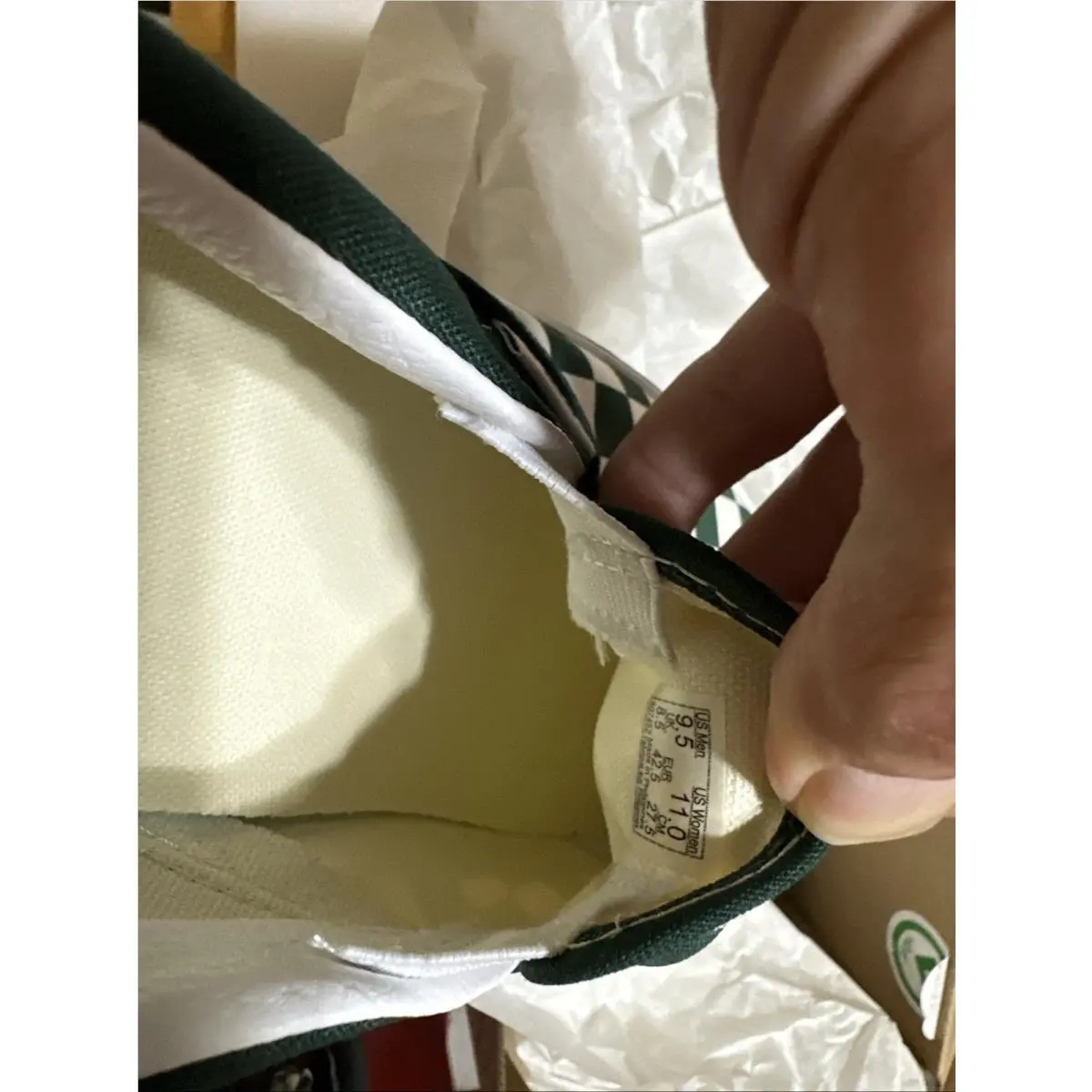 Vans shoes - VANS Classic Slip-On - Classic - Green 1