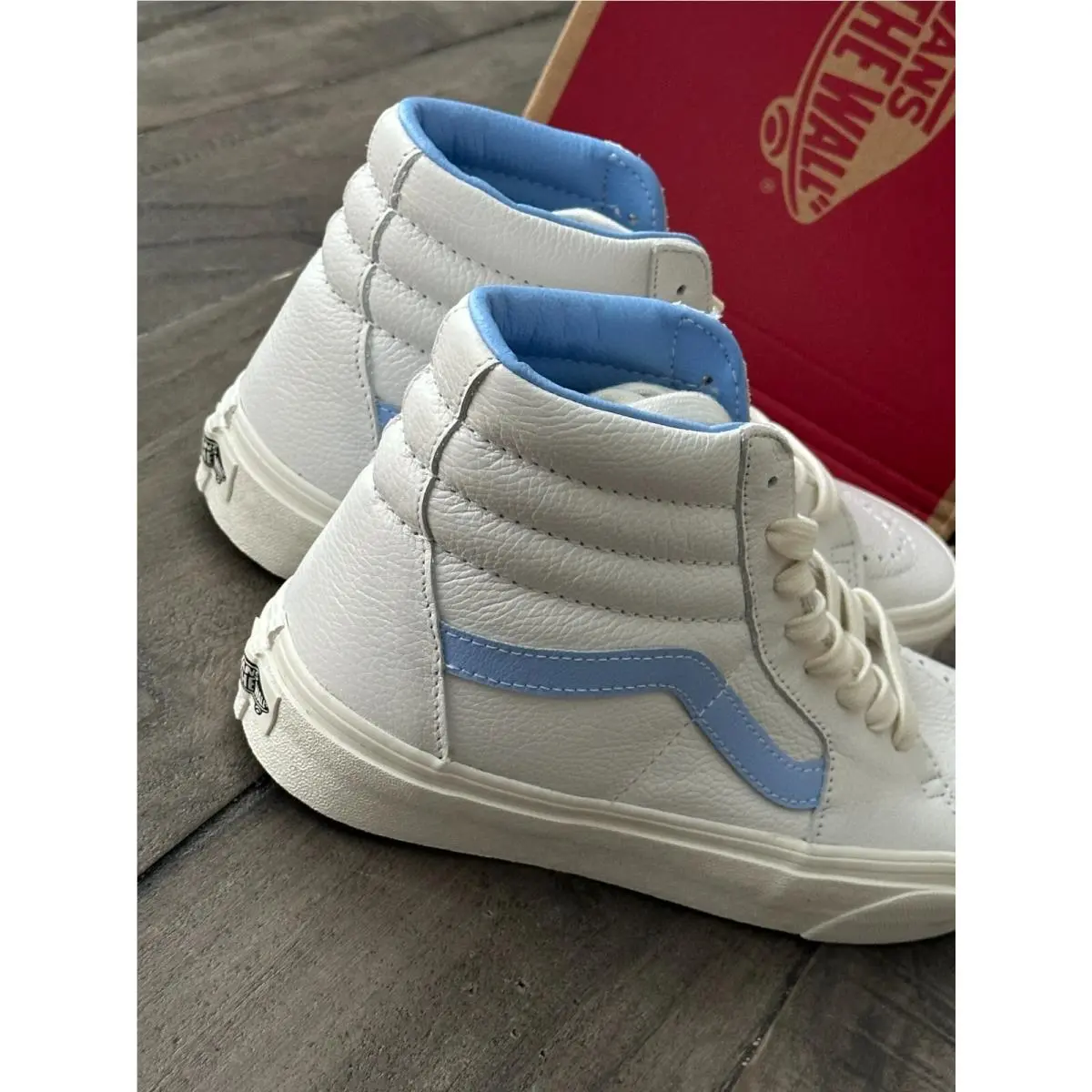 Vans shoes - VANS Sk8-Hi - VN000BW7BDU - White/Blue (UPC: 196575168389) 7