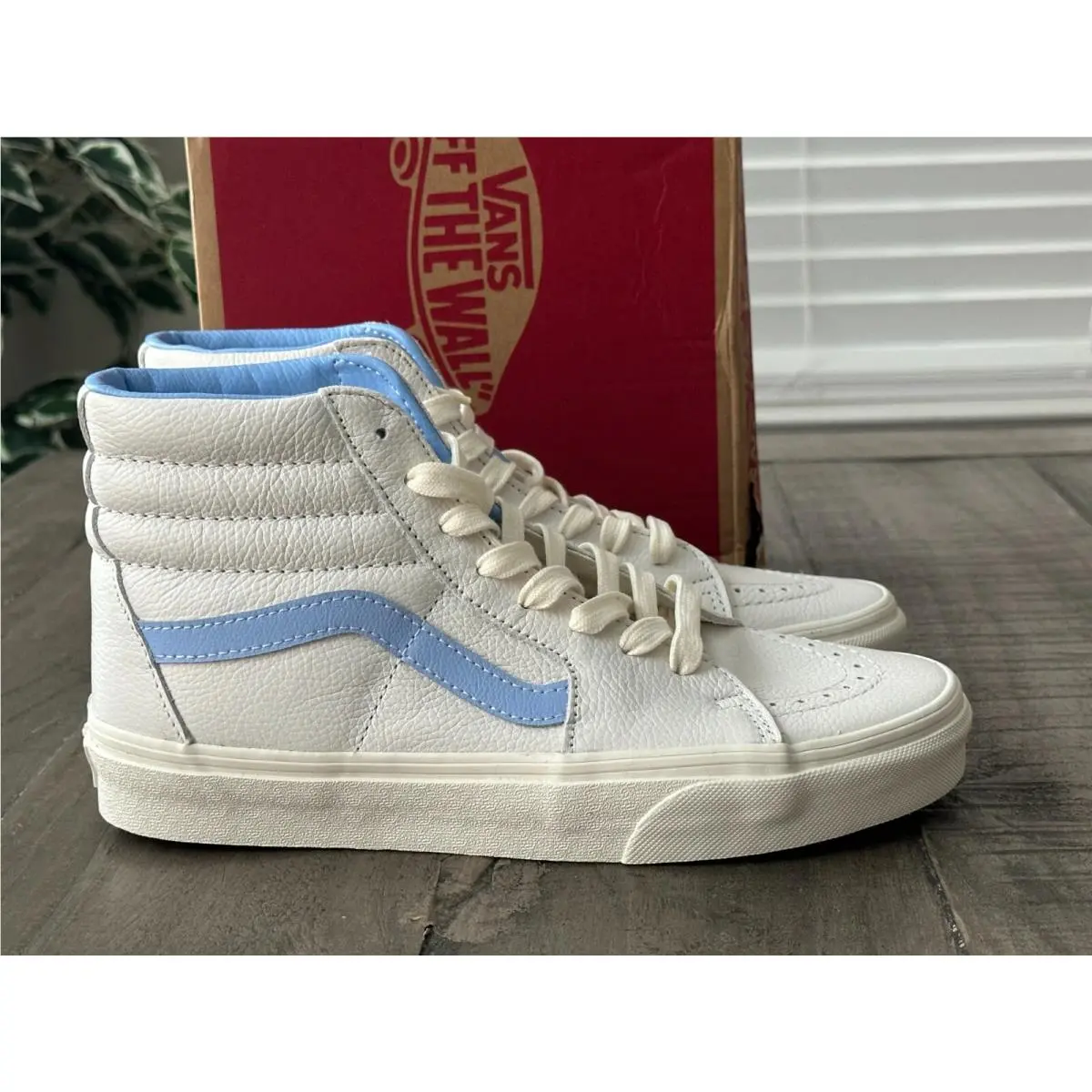 Vans shoes - VANS Sk8-Hi - VN000BW7BDU - White/Blue (UPC: 196575168389) 10
