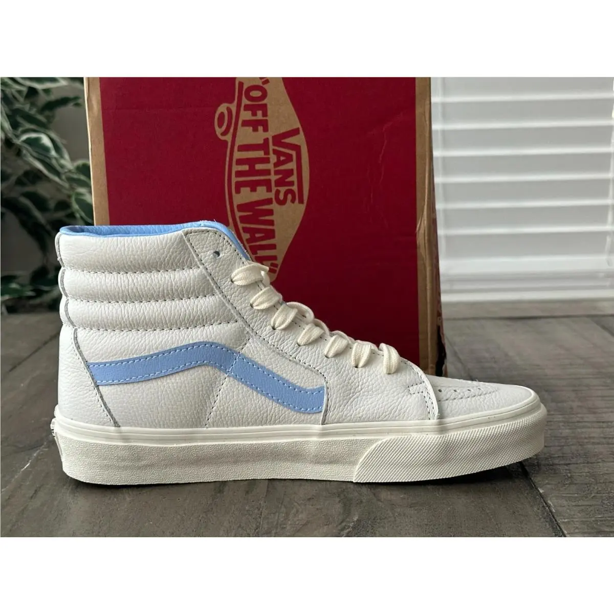 Vans shoes - VANS Sk8-Hi - VN000BW7BDU - White/Blue (UPC: 196575168389) 11
