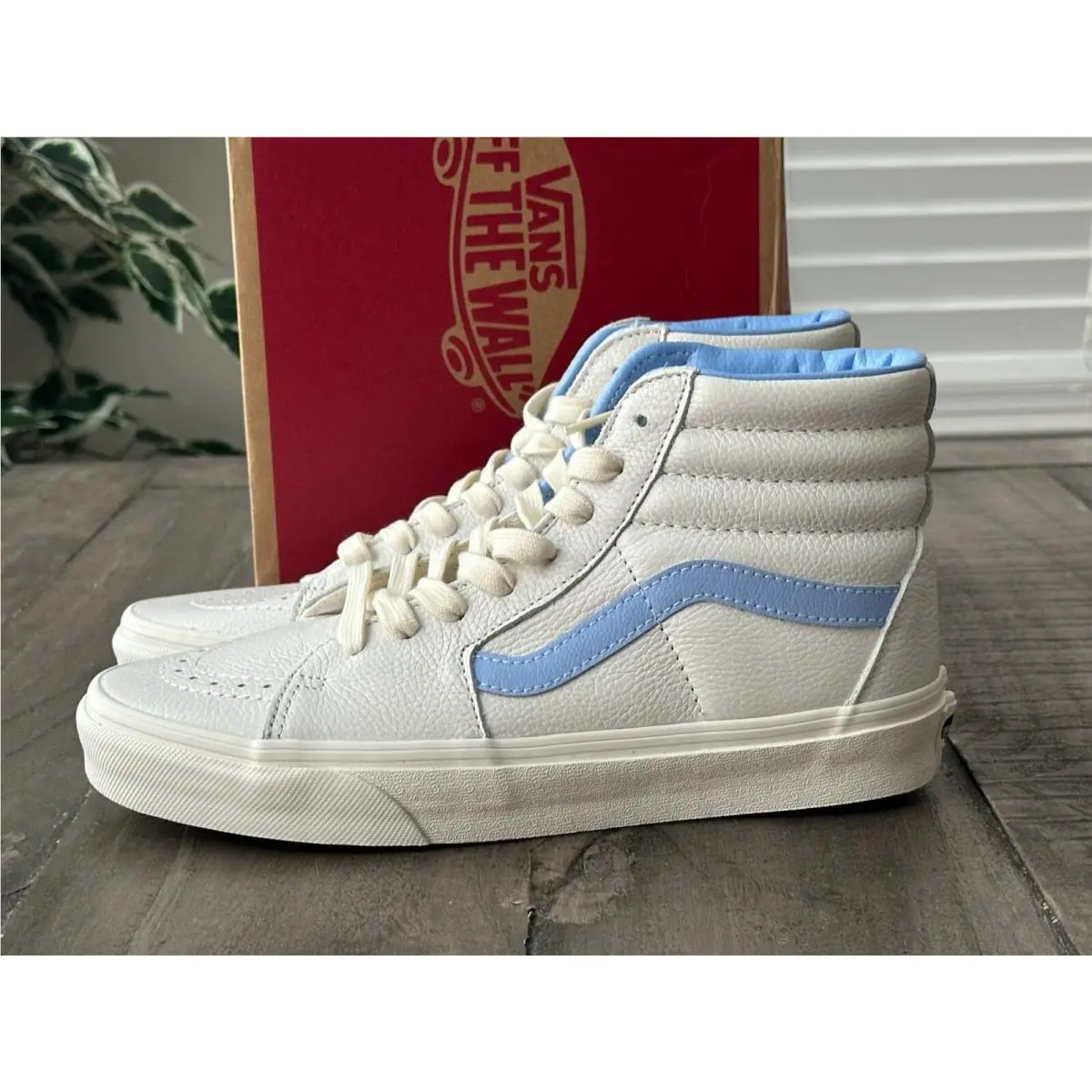 Vans shoes - VANS Sk8-Hi - VN000BW7BDU - White/Blue (UPC: 196575168389) 2