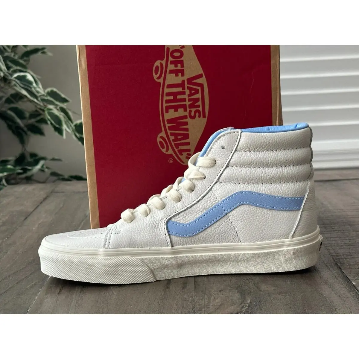 Vans shoes - VANS Sk8-Hi - VN000BW7BDU - White/Blue (UPC: 196575168389) 3
