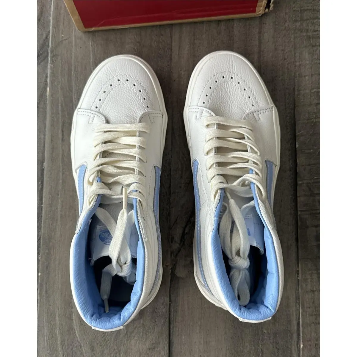 Vans shoes - VANS Sk8-Hi - VN000BW7BDU - White/Blue (UPC: 196575168389) 6