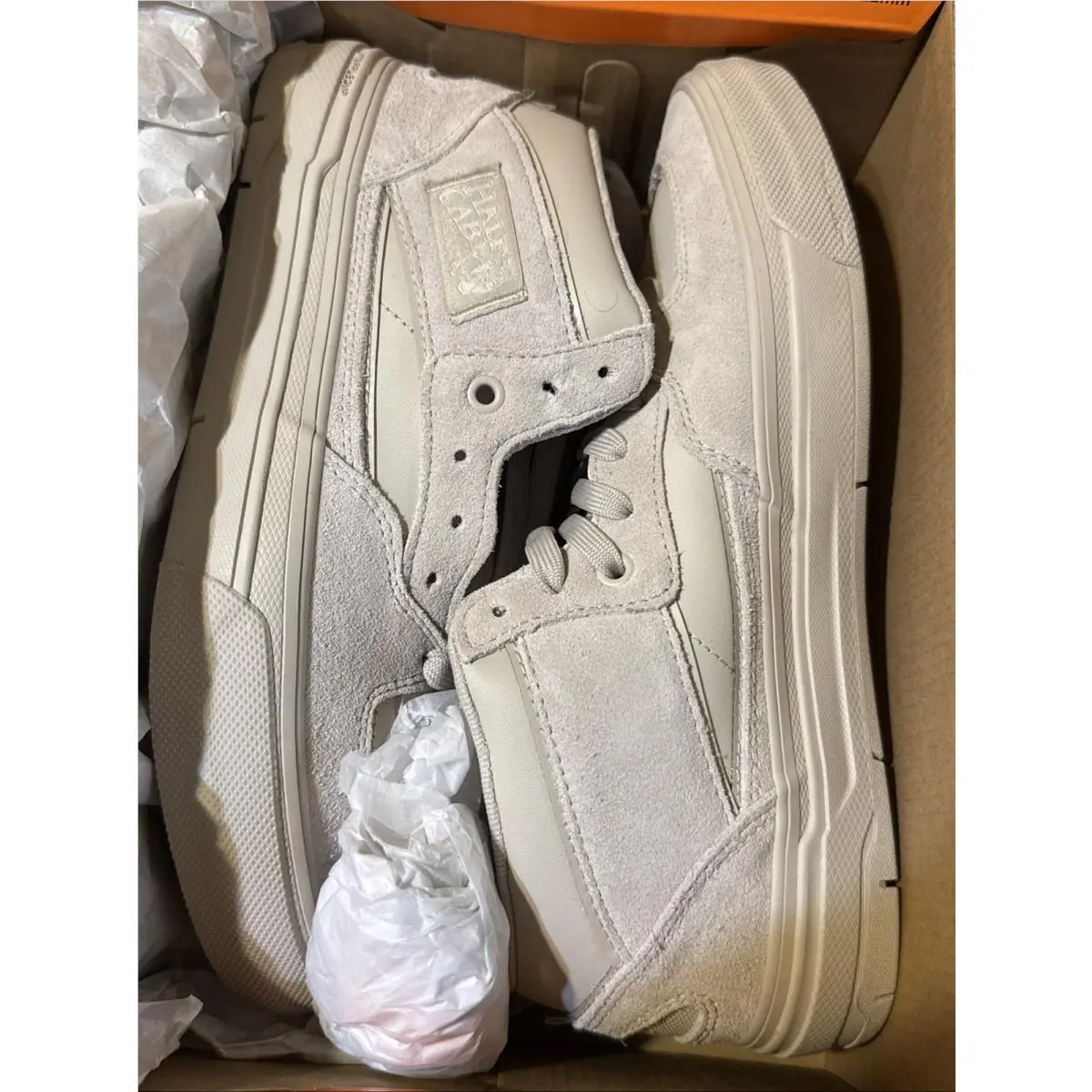Vans Half Cab Waffle Cup Skate Shoes Size 9 Atiba Oatmeal