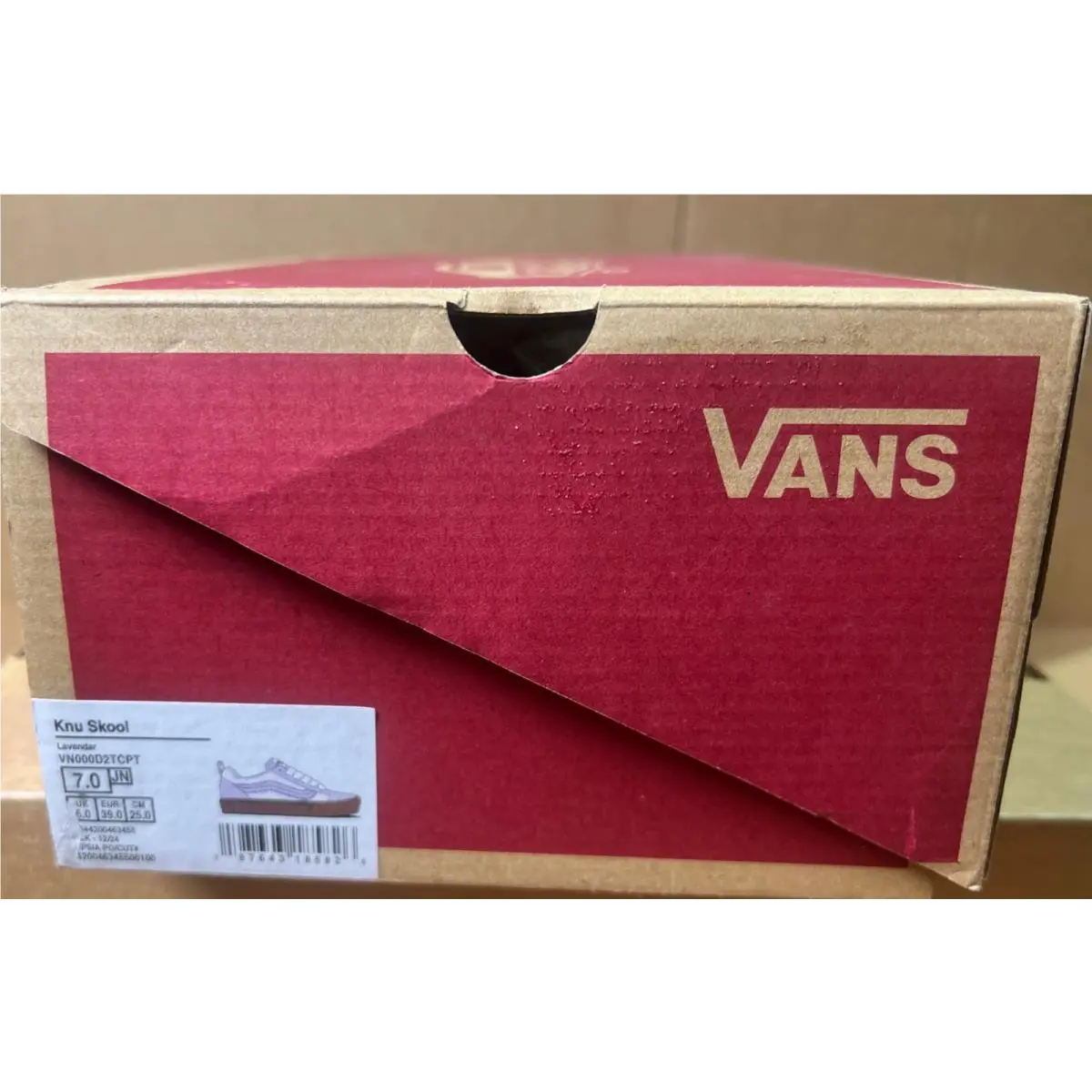 Vans shoes - VANS Knu Skool - Knu Skool - VN000D2TCPH1 - Lavender, White, Gum (UPC: 0197643185826) 8