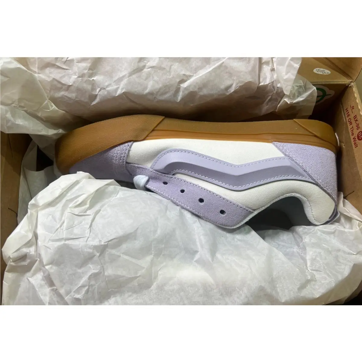 Vans shoes - VANS Knu Skool - Knu Skool - VN000D2TCPH1 - Lavender, White, Gum (UPC: 0197643185826) 0