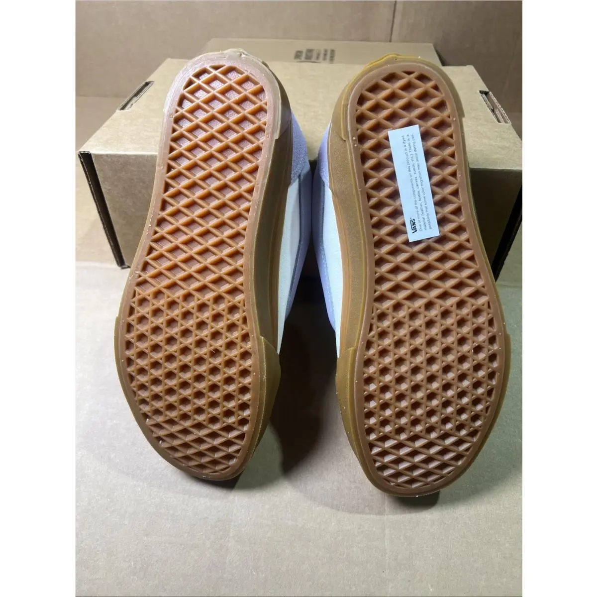 Vans shoes - VANS Knu Skool - Knu Skool - VN000D2TCPH1 - Lavender, White, Gum (UPC: 0197643185826) 4