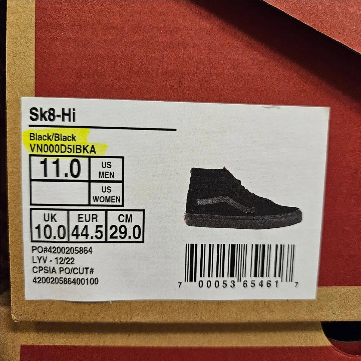 Vans shoes - Black 5