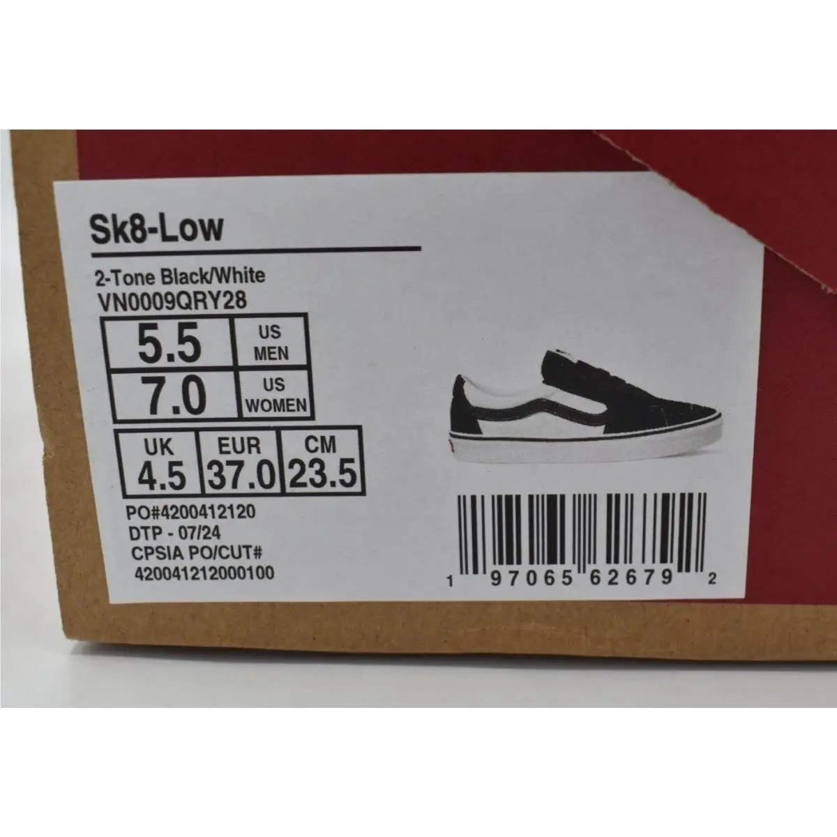 Vans shoes - Vans SK8 - Multicolor (UPC: 197065626792) 7