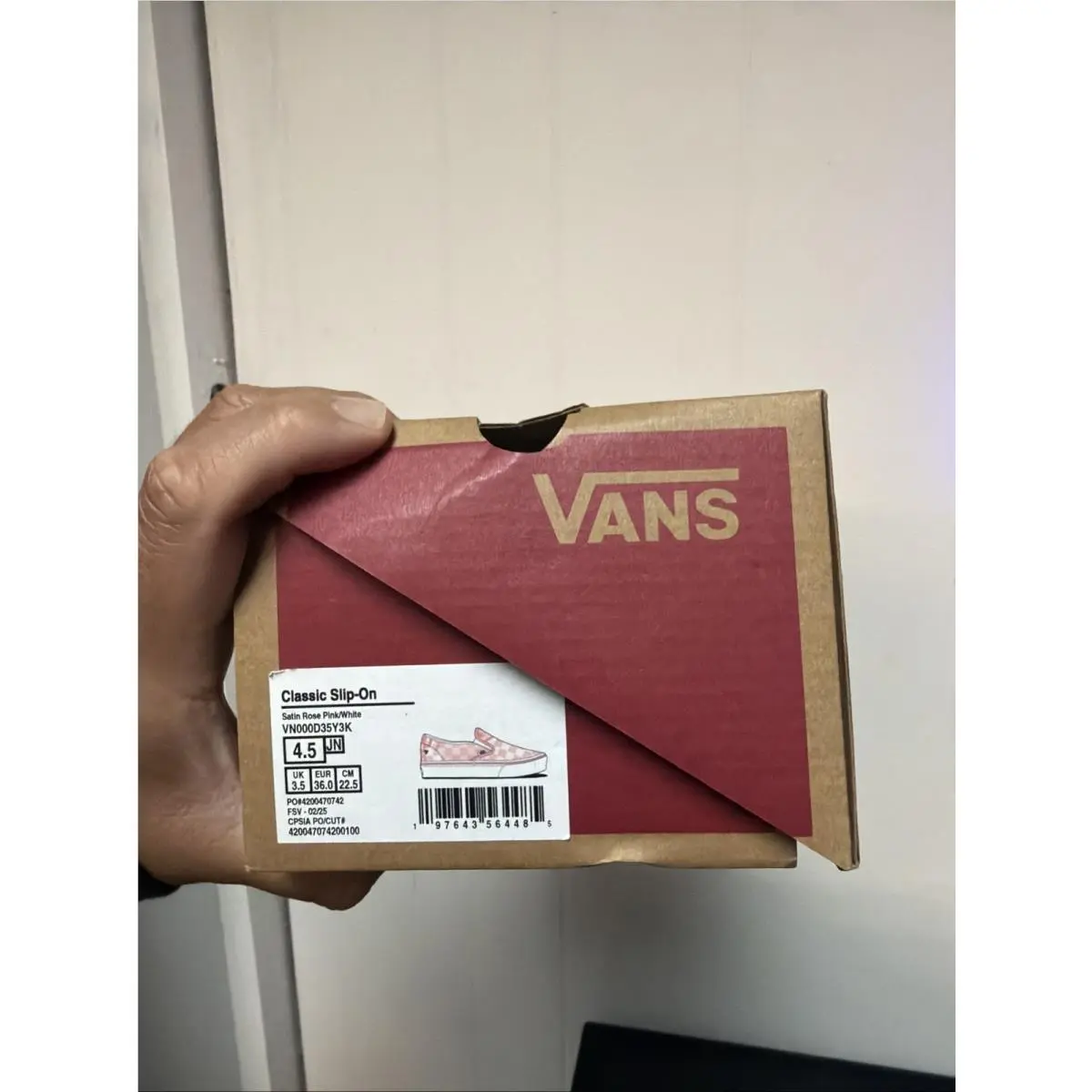 Vans shoes - VANS Slip-On - VN000D35Y3K - Pink 3